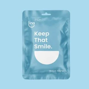 Dental Clinic Aligner Pouch Plastic Customised Packaging Bags Clear Zip Lock Smile Invisible Aligners Reusable Small Clear Aligners Mylar Bag With Window