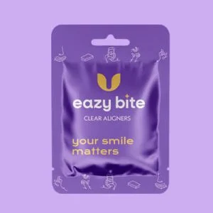 Eazy Bite Aligner 3 Seal Pouch Custom Printing Zip Lock Smile Invisible Aligners Reusable Small Clear Aligners Mylar Bags Zip Lock Aligners Bag