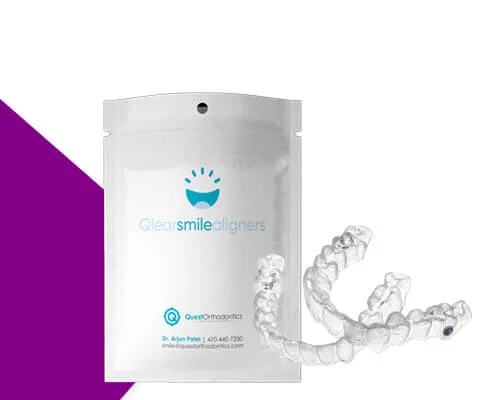aligner quality packaging Custom Design Teeth Clear Aligners Mylar Packaging Bags Reusable Zipper 3 Side Sealed Pouch Compostable White Platic Paper Bag