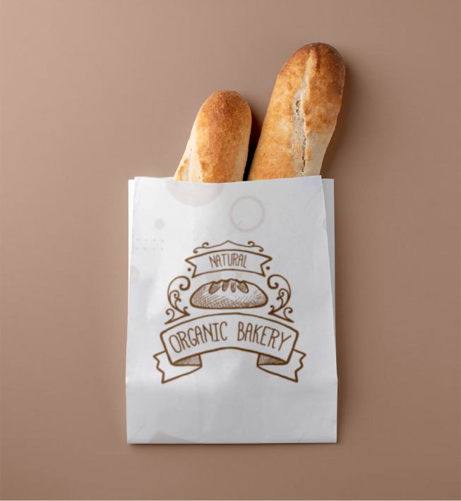 bread packaging Popular Paper Bag Materials