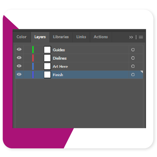 Setting illustrator Layers Flexible Packaging Design File Setup