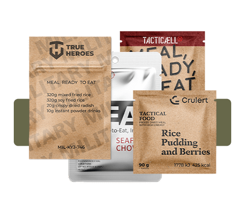 Pouch bag Laminated OPP/PE/Foil/PE materials provide superior vapor and oxygen barrier properties